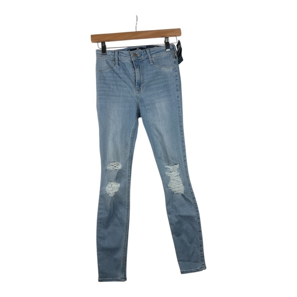 New Hollister High Rise Jean Legging size 1 (25) Blue AS IS